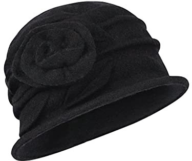 IBLUELOVER Weibliche Mütze Mittleren Alters Herbst Winter Strickmütze Basin Cap Alter Mann Hut Oma Kaninchenfell Wollmütze Warm Wintermütze Winddicht Winterhut Wandern Camping Reisen Outdoors Kappen