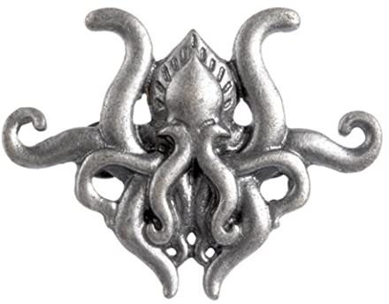 Chichengnian H.P. Lovecraft Cthulhu Metall-Anstecknadel, Ancient Evil God Badges Brooches Octopus Revers Pin Shirt Rucksack Fiction Game Schmuck Geschenke, Legierter Stahl