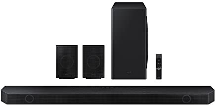 Samsung Q930B Soundbar Speaker (2022) - 9.1.4ch Surround Sound System With Alexa Built-In, Dolby Atmos DTS:X, Wireless Subwoofer & Rear Speakers With Spacefit Sound And Night & Voice Enhancer