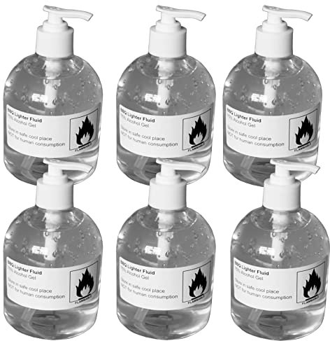 BBQ Lighter Fluid Grill Barbecue Lighting Smoke-free fuel 75% Alcohol Gel 6x500ml
