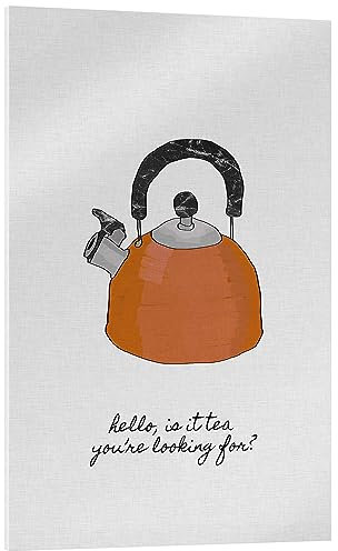 Posterlounge Hello, is it tea you're looking for? Acrylglasbild von Orara Studio 70 x 100 cm Wandbilder Wanddeko