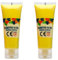 2 PZ Tempera Acrilica 75 ML, Vernice per Pittura per Dipingere, per Tela, Tessuti, Legno e Pietra, Adatto per Principianti e Professionisti (GIALLO)