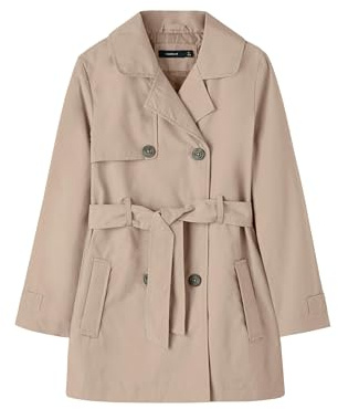 Name it kids Mädchen Nkfmadelin Trench Coat Noos, Savannah Tan, Numeric_152