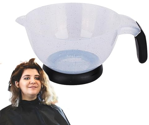 Bol de teinture pour cheveux de salon - Grande capacité - Bol de mélange de couleur - Ventouse stable - Kit de teinture pour cheveux pour une utilisation en salon familial