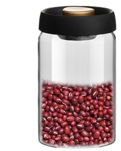 Contenedor de almacenamiento de granos de café, latas selladas al vacío, tarro contenedor de azúcar, tarro de café de vidrio, tarro de almacenamiento de café, tarro de almacenamiento de alimentos