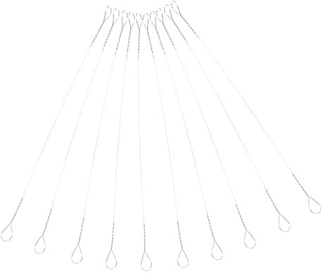 ULTECHNOVO 10pezzi Fil Acciaio Inossidabile Per Affettatrice Formaggio Filo Ricambio Per Formaggio Durevole Per Uso in Cucina Ristorante e Panetteria