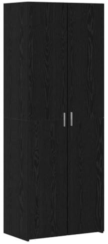 vidaXL Highboard Schwarz Eichen-Optik 70 x 42,5 x 185 cm