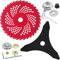 Générique Disque De Désherbage 36 Dents pour，Convient aux Lames Disque débroussailleuse de 9 à 36 Dents et Lame débroussailleuse Herbe Haute de 10 à 3 Dents,- Coupe-Herbes 36T et 80T