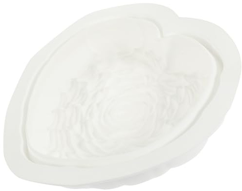 MOLUCKFU Stampo da Forno in Silicone Alimentare a Forma di Cuore Rosa Stampo per Cioccolato e Torte Fai da Te Facile da Pulire per Dessert e Regali per Feste