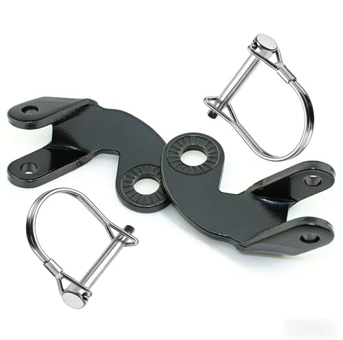 NAVPLUS Lot de 2 attelages universels pour remorque de vélo Qeridoo Trixie Hamax Thule Modèles Poussette Remorque pour chien Chariot de courses Haute capacité de charge