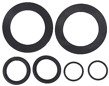 Kit de 6 rondelles et Joints toriques 25076RP en Caoutchouc de Rechange pour Les valves à Piston de Piscine 10745, 10262 et 10255