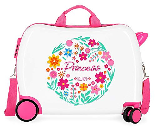 Roll Road Little Me Kinder-Koffer Mehrfarbig 50x38x20 cms Hartschalen ABS Kombinationsschloss 34L 2,1Kgs 4 Räder Handgepäck