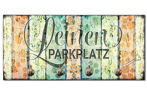 Cadouri Design-Hundegarderobe » Leinen Parkplatz « Wandhaken Hund┊Wandgarderobe, Leinenhalter, Hakenleiste