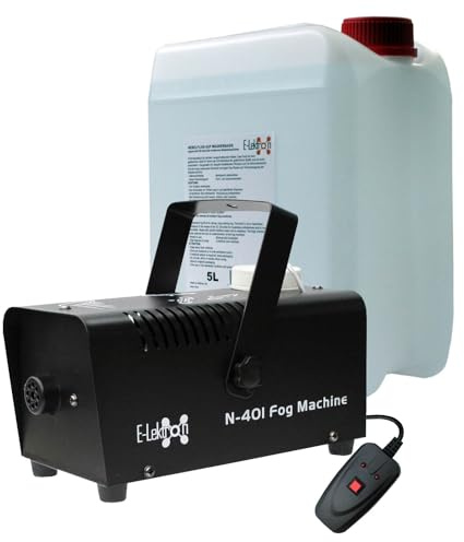 E-Lektron N-401 kompakte Party Nebelmaschine 400W (N-401 inkl. 5L Fluid)