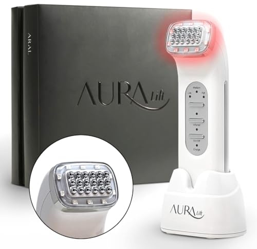 Aura Lift Skin-Tightening Device for Face, Neck, and Body — Lifting and Tightening Skin, Professional Anti-Aging & Non-Invasive Skincare Machine, Cordless and Portable