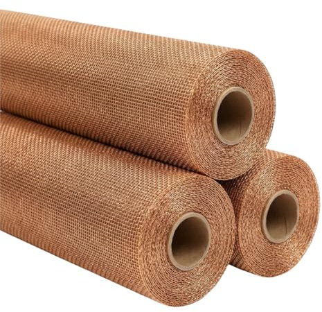 Brite Bronze Copper Screen Mesh Roll – 36 in x 5 ft – 90% Copper Mesh Wire Insect Screen for Window, Porch, Patio, Balcony, Door - DIY Screening and Replacement - Historic Homes, Coastal & More