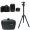 KamKorda Camera Bag + Tripod + R6 Mark II Mirrorless Digital Camera Body + RF 24-105 f/4-7.1 IS STM Lens + R Mount Adapter, 24.2MP Full-Frame CMOS Sensor