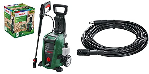 Bosch Nettoyeur Haute Pression UniversalAquatak 125-06008A7A00-1500W - 125 Bars & Flexible d'extension Bosch F016800361 6 m