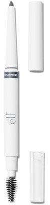 e.l.f. Instant Lift Waterproof Brow Pencil, Langanhaltender Augenbrauenstift Zur Pflege & Formung Der Augenbrauen, Vegan & Tierversuchsfrei, Grey