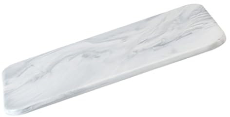 LIFKOME Planche à Découper Effet Marbre Plateau De Service Pour Cuisine Pour Sushi Gâteaux Fruits Et Plus Accessoire Pratique De Cuisine