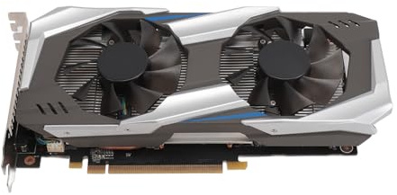 PUSOKEI GTX1060 Graphics Card, 6GB GDDR5 192bit PCIE 2.0 Gaming Graphics Card, Desktop Video Card with Dual Cooling Fan, Support DirectX 12, No External Power Supply