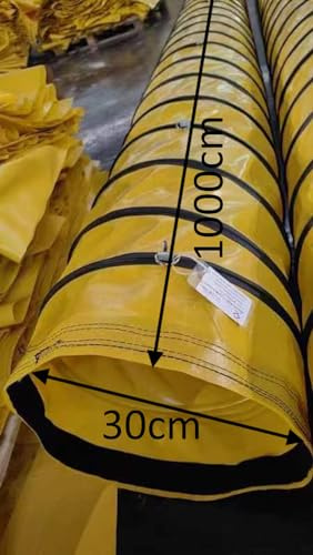EXCOLO Warmluftschlauch Ø30 cm, 10 m – Flexibler Luftschlauch, Abluftschlauch, Spiralschlauch für Bautrocknung, Lüftung, Klimaanlage, Frischluft, Hallen, Zelte, Handwerk, Industrie