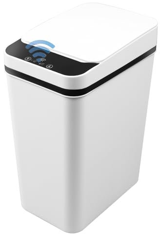 STEEIRO Mülleimer, 12 l automatischer Mülleimer mit intelligentem Sensor, 3 Modi, kontaktlos, für Küche und Badezimmer, Papierkorb, Büro