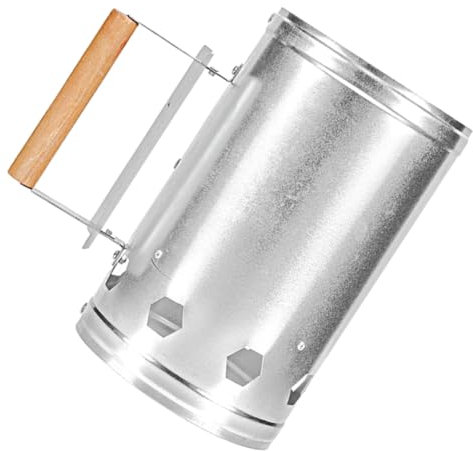 CAXUSD Holzkohle-kaminstarter Mit Hoher Verschleiß Und Bruchfestigkeit Geeignet Für Outdoor-Grillen Camping Und Barbecue Mit Lüftungsschlitzen Für Schnelles Anzünden Der Holzkohle Einfach