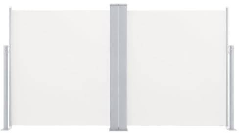 Pangshiyuan - Estor lateral extensible doble (170 x 600 cm), color crema jiangboyue-48467