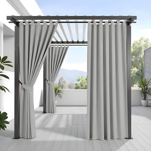 Morbidissimi Tenda Gazebo Idrorepellente e Resistente, Tenda Da Esterno 200x240 cm per Gazebo, Dotata di Passanti con Chiusura a Strappo, 100% Made in Italy - Grigio