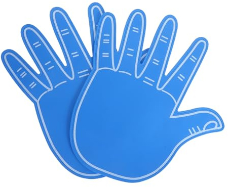 Cabilock Riesige Eva Schaumstoffhände Cheerleading Finger Handschuhe mit Flexiblen Fingern Leichtes Material für Sportveranstaltungen Party und Fans