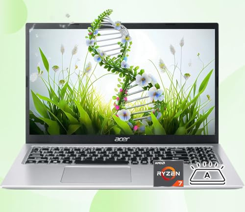 acer Ordinateur portable Aspire 3 Premium avec clavier rétroéclairé | Processeur AMD Ryzen 7 7730U | Écran IPS 15,6 FHD | 64 Go de RAM | SSD PCIe de 2 To | Wi-Fi 6 | Type-C | Élégant et portable |