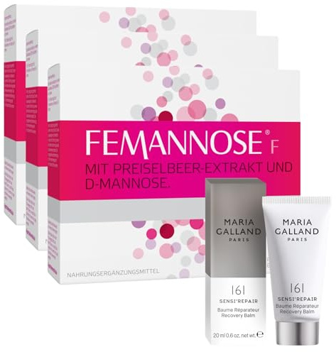 FEMANNOSE® F | Mit Preiselbeer-Extrakt | 3x14 Sachets + gratis Pflege