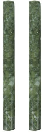 BETOOKY Mattarello in Marmo Naturale 2 Pezzi 26 Cm Antiaderente per Cottura Pasta Pizza Biscotti Stendipasta da Cucina per Ravioli e Fondente