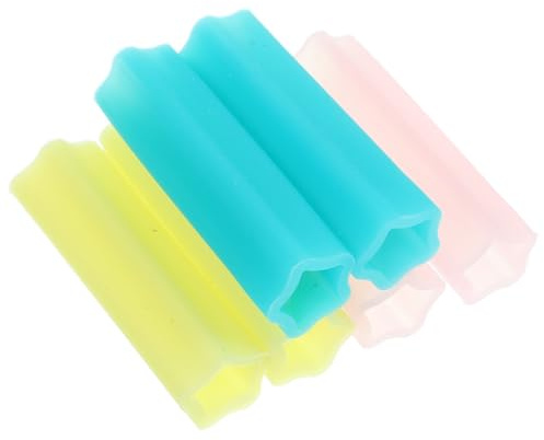 HOODANCOS 12 Pezzi Manicotto in Silicone Antiscivolo per Forbici da Manicure Protezione Mani e Impugnatura Facile da Usare per Nail Art