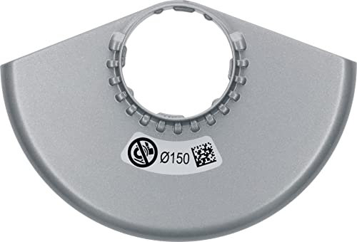 Bosch Professional Zubehör Schutzhaube für Winkelschleifer ohne Deckblech 150 mm, 1605510366, Grau
