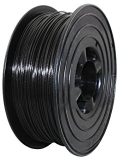 OWL-Filaments 3D Drucker 1kg Filament Rolle PLA 1.75mm 1000g Spule Made in Gemany Premium Qualität (PLA 1,75mm, Schwarz)