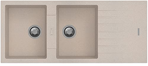 Einbauspüle 2 Becken 116 cm Havanna