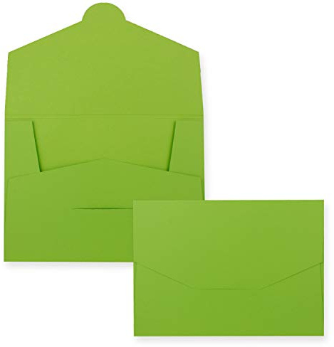 10 carpetas de papel estables para DIN A4 y DIN C4 en verde claro – 22 x 30,5 cm – 240 g/m² – adecuado como carpeta de presentación, carpeta de solicitudes y proyectos