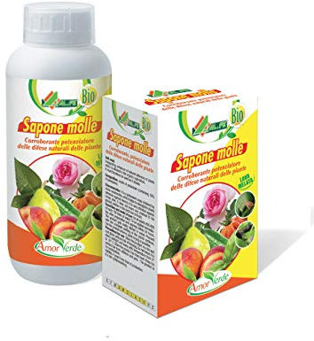 ALFE Sapone Molle di POTASSIO 1 LITRO Lava MELATA AFIDI Biologico CORROBORANTE