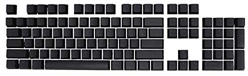 LA TALUS Lot de 104 capuchons de touches rétroéclairés pour clavier de jeu mécanique - Accessoire ABS universel OEM - Noir