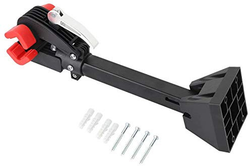 Kuuleyn Soporte para Bicicletas, práctico Soporte para Pared para Bicicletas Soporte para Cabeza Ajustable Soporte para Almacenamiento de reparación de Bicicletas montado en la Pared