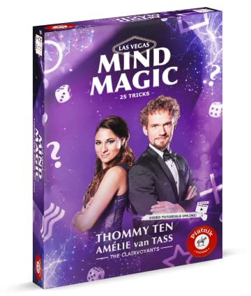 Piatnik - 6702 - Mind Magic: The Clairvoyants - Zaubern mit den Weltmeistern der Mentalmagie und Zweitplatzierten von America´s Got Talent 2021, Weiß