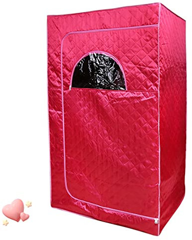 Sauna de Vapor Portátil Plegable Casa Aislante De Cuatro Capas Espesar Kit De Tienda De Sauna Spa Para Una Persona Cabina Plegable Con Control Remoto Pequeña Silla Plegable