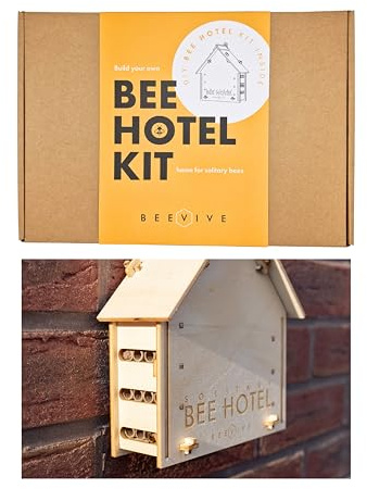 DIY Solitary Bee Hotel Kit – Make Your own Home for Wild Bees. Bee-Friendly Gift for Nature Lover. 190 x 215 x 70mm