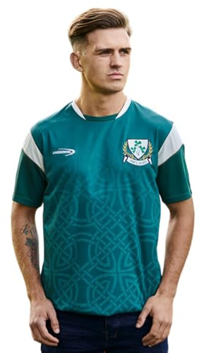 Lansdowne Green Ireland Celtic Design Performance T-Shirt Grünes Irland T-Shirt mit keltischem Design