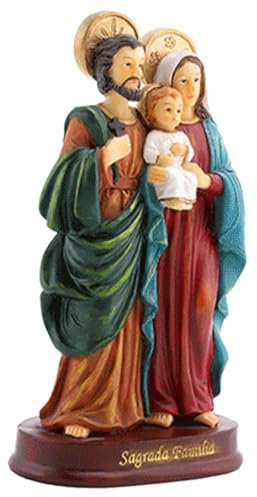 Ciieeo weihnachtsdeko Tischdekoration Wohnkultur Ornament Jesus-Geburtsstatue Baby-Jesus-Dekor Tisch-Familienfigur Haushalt schmücken Marionette einstellen Skulptur Harz