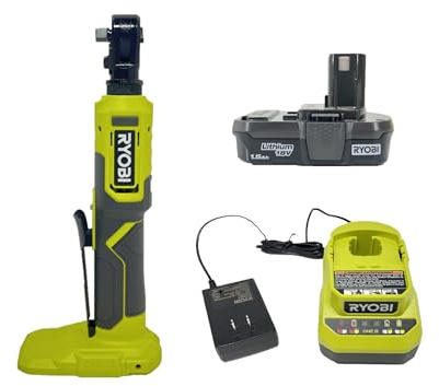 RYOBI ONE+ PCL280K1 - Cricchetto senza fili, 18 V, con batteria e caricabatterie, confezione alla rinfusa