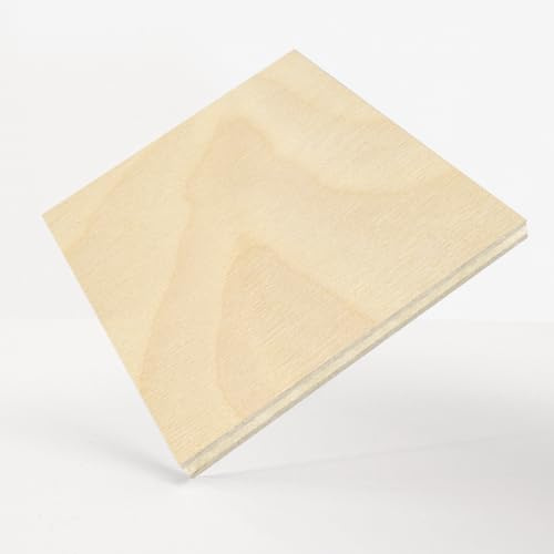 Sperrholzplatte Birke Holz Zuschnitt nach Maß - Größe Wählbar (10 mm, 300 x 600 mm)