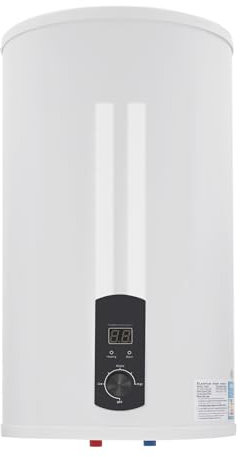 HOARLICN 70L Elektro Warmwasserspeicher, Durchlauferhitzer Elektro Warmwasserspeicher Elektrischer Tank-Wassererhitzer 220V 2000W Wandmontage-Warmwasserspeicher Mit Handbrause [Energieklasse B]